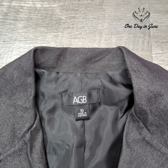 AGB 2 Button Blazer Size 10 - Picture 2 of 5